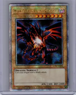 Yugioh LC01-EN006 Red-Eyes Black Dragon (Quarter Century Secret Rare) NM - Image 1