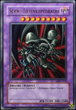 Yu-Gi-Oh! Schw. Totenkopfdrache MRD-G018 Ultra [GD-EX] Skull Dragon | DE 2002 - Image 1