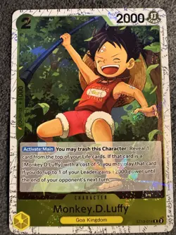 Monkey.D.Luffy ST13-014 R Premium Booster Foil One Piece TCG NM - Image 1