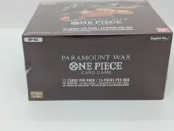 One Piece TCG Booster Box OP-02 Paramount War New and Sealed - Image 5
