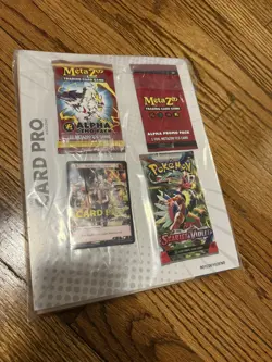 1x Sealed Card Pro + METAZOO Magazine Vol #1 ALPHA PROMO + DEMO + Pokemon Packs - Image 2