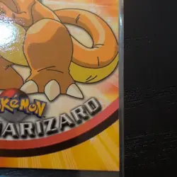 Topps Charizard Pokemon Card #06 Non-Holo Blue Label Logo - Image 4