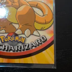 Topps Charizard Pokemon Card #06 Non-Holo Blue Label Logo - Image 5