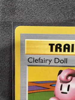 Pokemon TCG Trainer Clefairy Doll Trainer Base Set Shadowless 70/102 Rare Card - Image 2