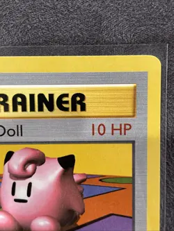 Pokemon TCG Trainer Clefairy Doll Trainer Base Set Shadowless 70/102 Rare Card - Image 3