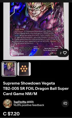 Dragon Ball Super Card Game Lot ×10 Cards Total NM/M - Image 1