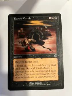 Rancid Earth - Torment - Magic the Gathering MTG Nice! - Image 1