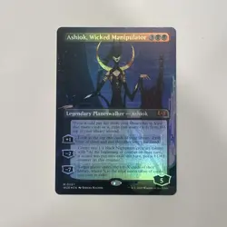 Ashiok, Wicked Manipulator (Borderless) Wilds of Eldraine Foil - Image 1