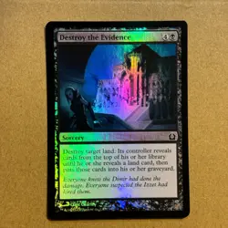 B3G3 ~ MTG ~ FOIL ~ Destroy the Evidence ~ RTR Return to Ravnica ~ #64 ~ MP - Image 1