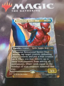 Mtg. Sensational Spider-Man. Borderless. Marvel's Spider-Man. Nm - Image 1