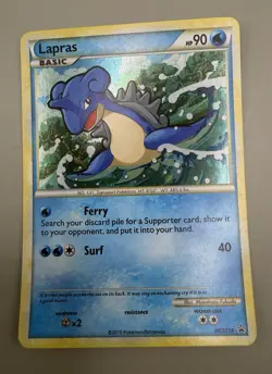 Pokemon TCG Lapras HGSS14 Holo Promo HeartGold SoulSilver NEAR MINT - Image 1