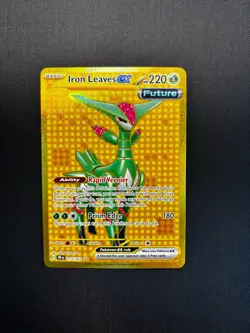 Pokemon Iron Leaves ex 213/162 SV05 Temporal Forces Hyper Rare Full Art Holo TCG - Image 1