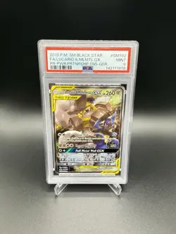 2019 Pokemon Lucario & Melmetal GX SM192 Black Star Promo PSA 9 - Image 1