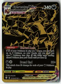 Eternatus VMAX ⭐ SV122/SV122 Holo Shining Fates Shiny Vault Pokemon NM - Image 1
