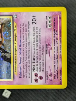 Slowking 14/111 - Neo Genesis Unlimited Holo Rare Pokemon TCG LP Swirl - Image 5