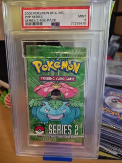 2005 Pokemon Pop Series 2 SEALED Booster PACK PSA 9 MINT 77293410 - Image 1