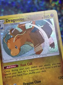 Pokemon TCG Dragonite Sun & Moon - Team Up 119/181 Holo Rare Cosmos MP - Image 3