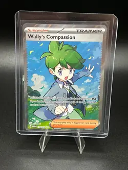 Wally's Compassion 176/132 Full Art Ultra Rare - Pokemon TCG: Mega Evolution NM - Image 1