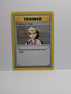 Pokemon Professor Oak 88/102 Base Set (Shadowless) Uncommon Trainer - HP - Image 1