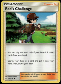 Pokemon - Deck Exclusives - 184/214 - Red's Challenge - Unbroken Bonds - NM/M - Image 1