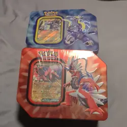 Pokemon TCG: Paldea Legends ex Tin (Koraidon Ex & Miraidon Ex) Lot Of 2 Tins - Image 1