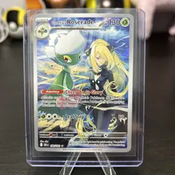 2025 Pokemon Scarlet & Violet Destined Rivals #184 Cynthia's Roserade IR FA - Image 1