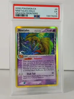 Ninetales - Dragon Frontiers - POKEMON - 8/101 - Holo - PSA 5 - Image 2