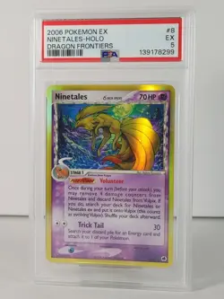 Ninetales - Dragon Frontiers - POKEMON - 8/101 - Holo - PSA 5 - Image 3