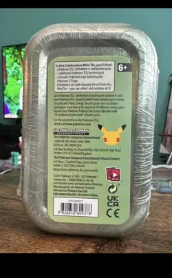 Pokemon TCG Celebrations Kanto Mini Tin Sealed Charmander Bulbasaur Squirtle - Image 3