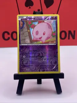 Munna 39/119 XY Phantom Forces Pokemon TCG Reverse Holo Common 2014 LP - Image 2