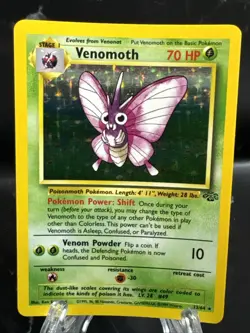 Pokemon TCG Venomoth Jungle 13/64 Holo Unlimited Holo Rare - Image 2