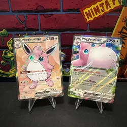 Pokemon TCG Wigglytuff EX 187/165 and 040/165 Scarlet & Violet Lot Of 2 - Image 1