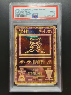 Pokemon 2000 Movie Promo Ancient Mew - PSA 9 mint tcg - Image 1