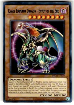 Chaos Emperor Dragon - Envoy of the End TOCH-EN030 Rare Unlimited Edition NM - Image 1