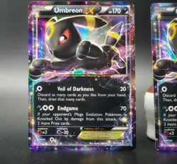 (2 Cards) Umbreon EX 55/124 Fates Collide Holo - Image 2