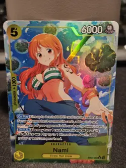 One Piece Card Game Nami SR Alt Art EB03-053 English NM Heroines Edition - Image 1