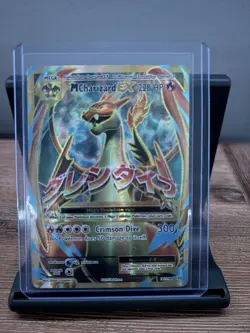 Mega M Charizard EX XY Evolutions Full Art Holo Card 101/108 Near Mint Condition - Image 1