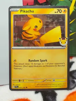 Pikachu 051/162 - 2026 Pokemon Day Pokemon Card - NM or BETTER - Image 2