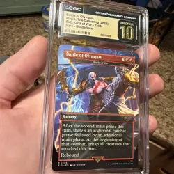 MTG Battle of Olympus God of War Secret Lair CGC Pristine 10 Pop 1 🔥 - Image 1