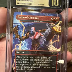 MTG Battle of Olympus God of War Secret Lair CGC Pristine 10 Pop 1 🔥 - Image 4