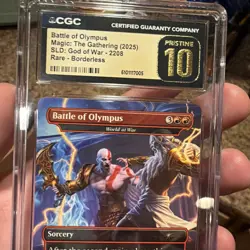 MTG Battle of Olympus God of War Secret Lair CGC Pristine 10 Pop 1 🔥 - Image 5