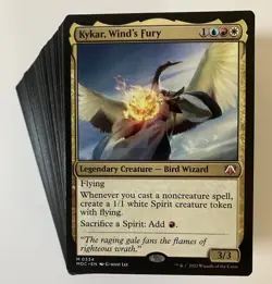 MTG Magic The Gathering Kykar, Wind’s Fury 👻 Budget 100 Card Commander Deck - Image 1