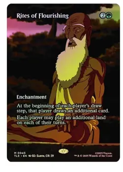 MTG Avatar The Last Airbender Rites of Flourishing Borderless (Foil) 0045 - Image 1
