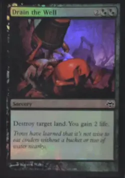 Drain the Well - Eventide: #121, Magic: The Gathering - Foil Lp R249 - Image 1