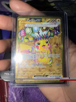Pokemon SVI Surging Sparks Pikachu ex 247/191 Hyper Rare (MINT CONDITION) - Image 1