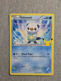 Oshawott 21/25 - Non-Holo - Pokemon TCG 25th Anniversary McDonalds Promo - Image 1