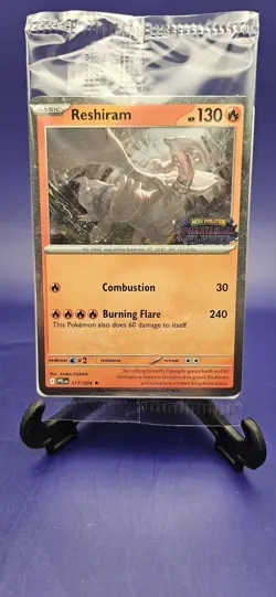 Pokemon Phantasmal Flames Reshiram 017/094 Barnes & Noble Promo Stamped Sealed - Image 1