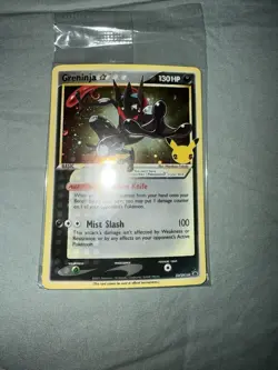 Pokemon TCG Greninja Gold Star SWSH144 - Celebrations Black Star Promo - Sealed - Image 1