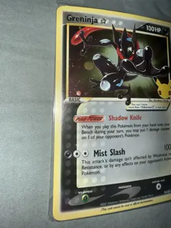 Pokemon TCG Greninja Gold Star SWSH144 - Celebrations Black Star Promo - Sealed - Image 3