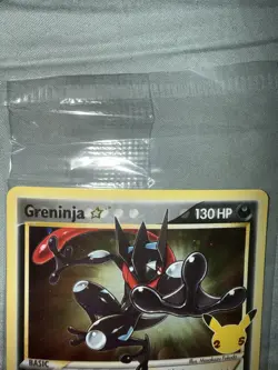 Pokemon TCG Greninja Gold Star SWSH144 - Celebrations Black Star Promo - Sealed - Image 5